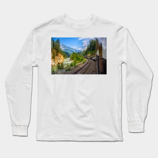 All Aboard the Rocky Mountaineer Long Sleeve T-Shirt